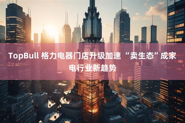 TopBull 格力电器门店升级加速 “卖生态”成家电行业新趋势
